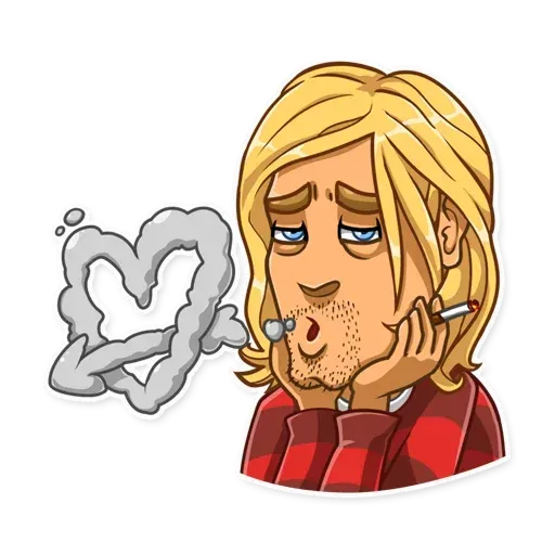 Kurt Cobain - Sticker 11