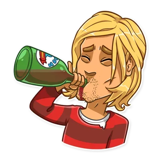 Kurt Cobain - Sticker 13