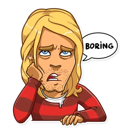 Kurt Cobain - Sticker 15