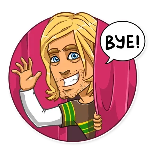 Kurt Cobain - Sticker 9