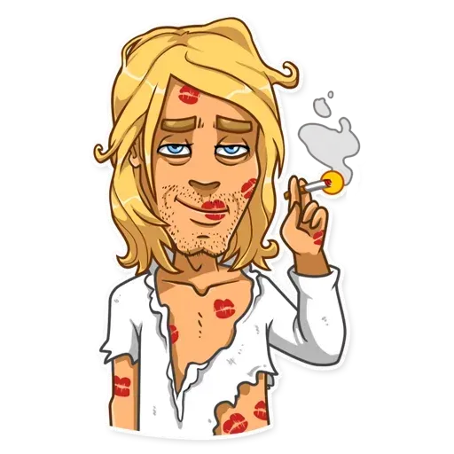 Kurt Cobain - Sticker 17