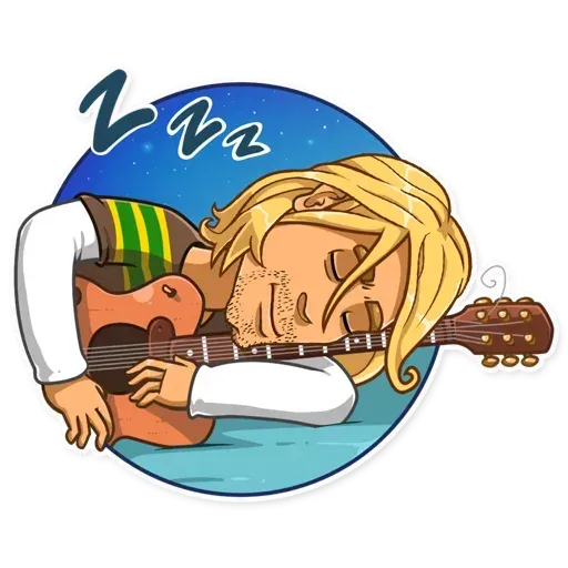 Kurt Cobain - Sticker 28