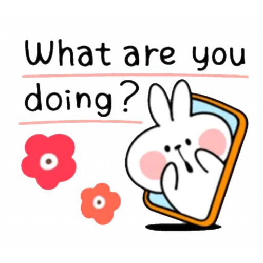Spoiled rabbit kind word 2 - Sticker 11