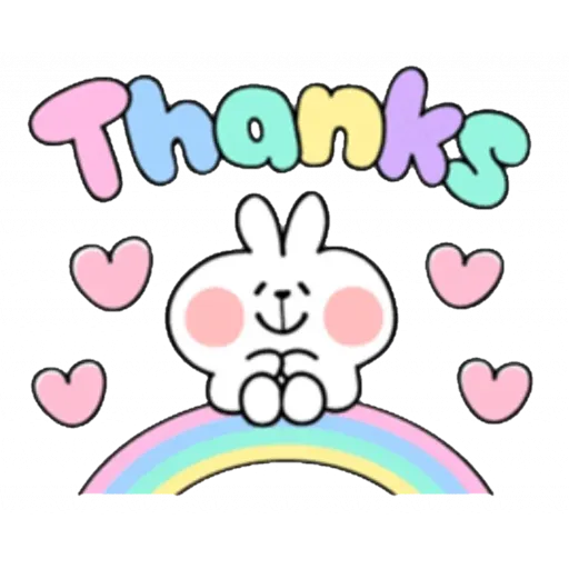 Spoiled rabbit kind word 2 - Sticker 10