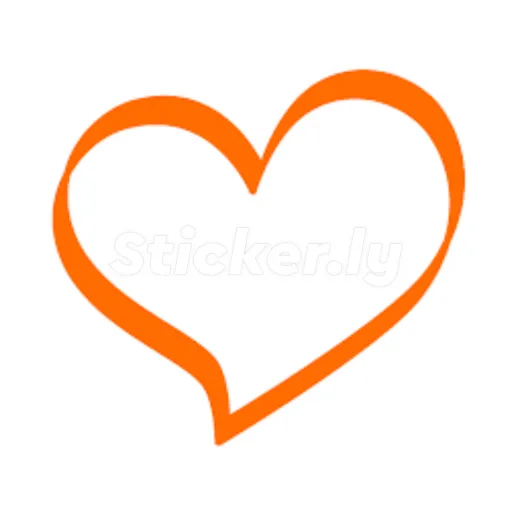 orange hearts2 - Sticker 30