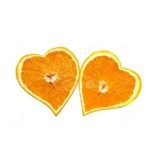orange hearts2 - Sticker
