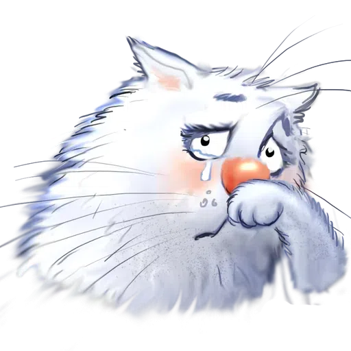 Blue Cat - Sticker 21