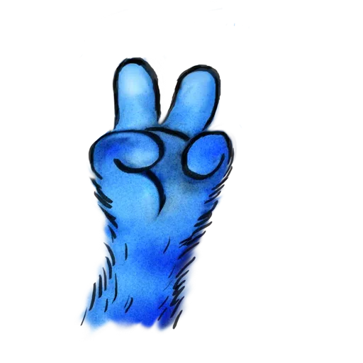 Blue Cat - Sticker 24