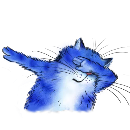 Blue Cat - Sticker 14