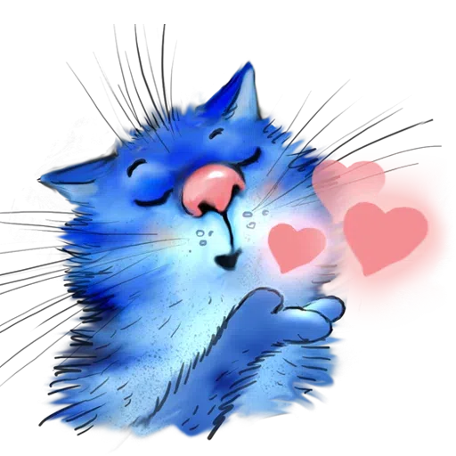 Blue Cat - Sticker 17