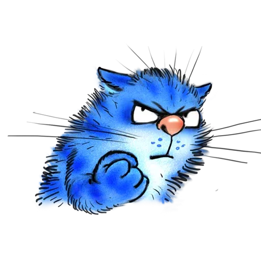 Blue Cat - Sticker 26