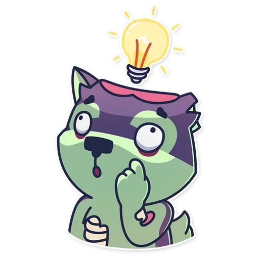 Creepy Wolf - Sticker 12