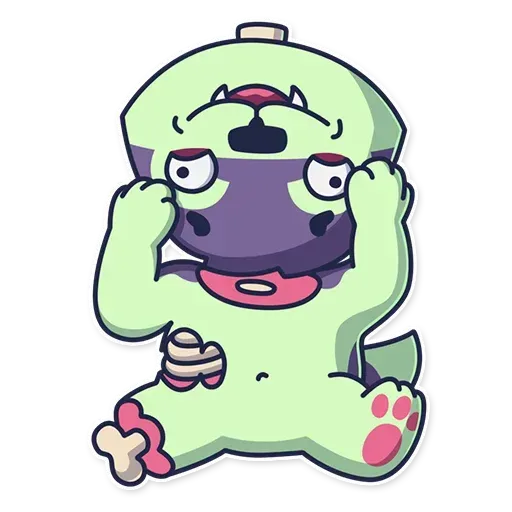 Creepy Wolf - Sticker 22