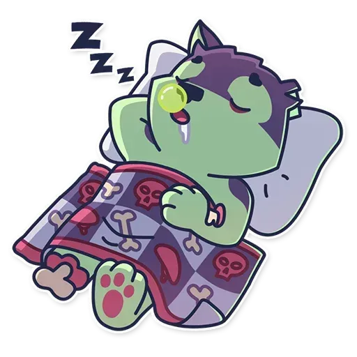 Creepy Wolf - Sticker 11