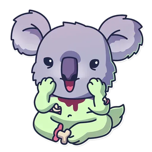 Creepy Wolf - Sticker 13