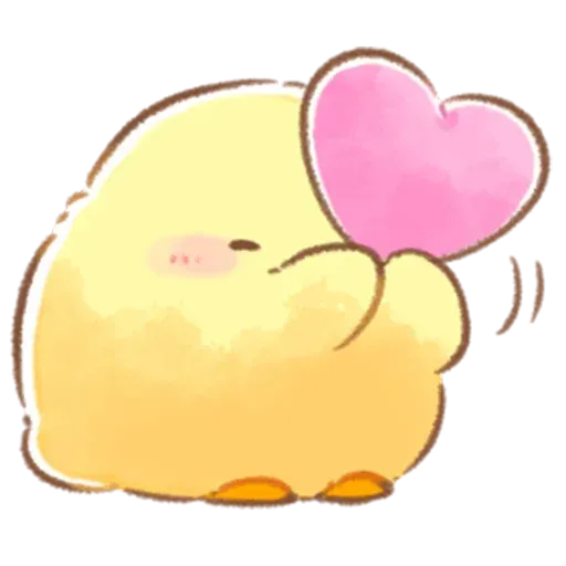 Soft and Cute Chick 3 - Sticker 22