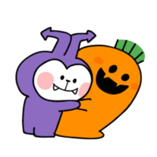 Spoiled rabbit Halloween - Sticker 19