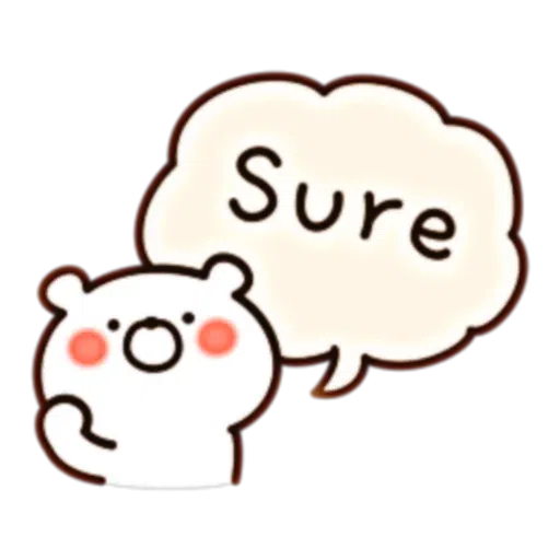 Bear Speech - Sticker 12