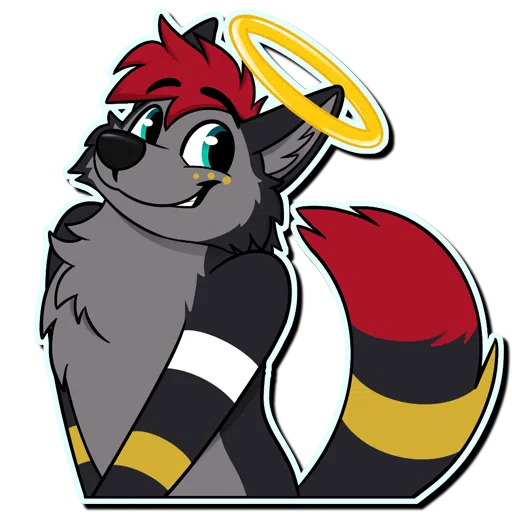 JTwusky the furry - Sticker 10