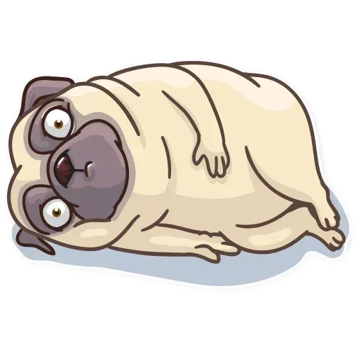 Pug Power - Sticker 22