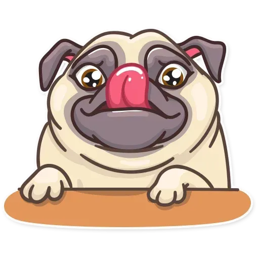 Pug Power - Sticker 10
