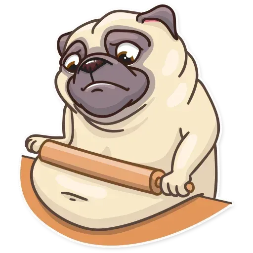 Pug Power - Sticker 21
