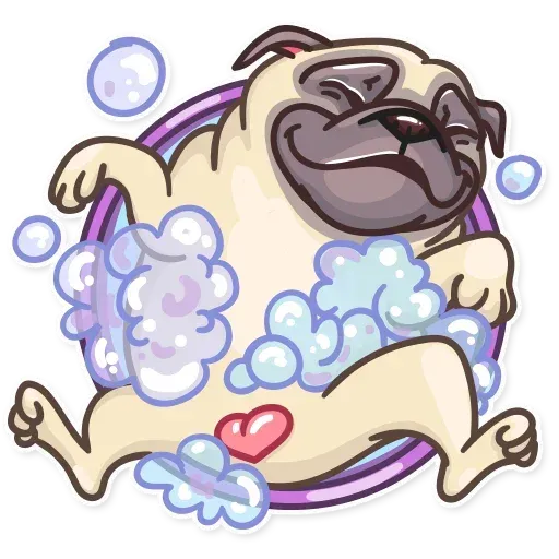 Pug Power - Sticker 23