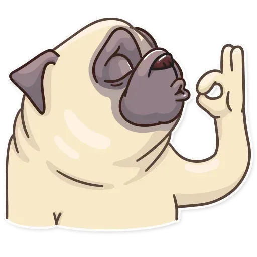 Pug Power - Sticker 16
