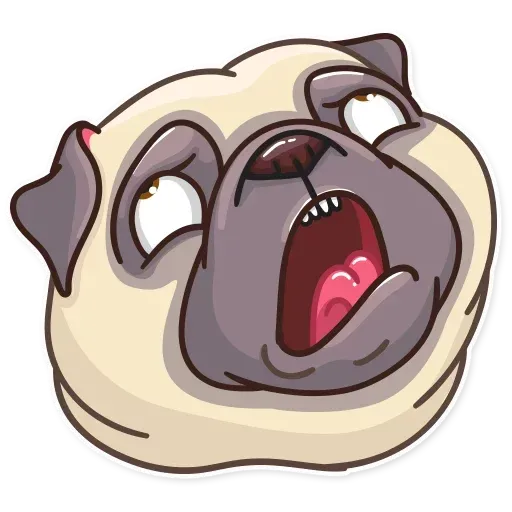 Pug Power - Sticker 25