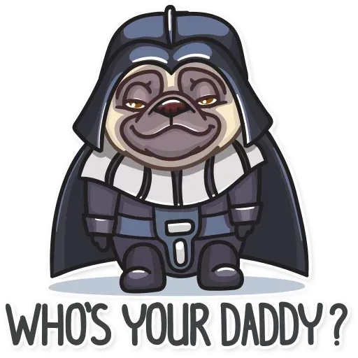 Pug Power - Sticker 12