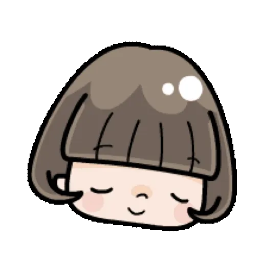鮑伯頭女孩 動態表情貼【中文-台灣】(新年) (2) GIF* - Sticker 10