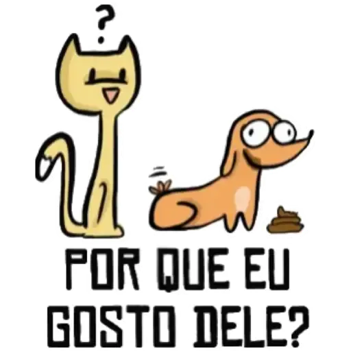 Cães e Gatos - Sticker 13