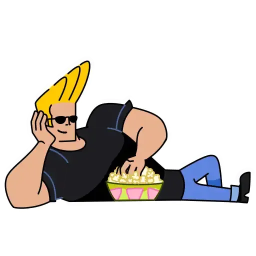 Johnny Bravo - Sticker 13