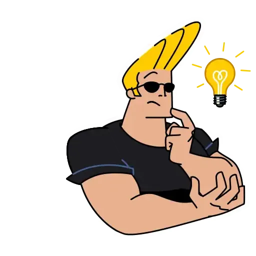 Johnny Bravo - Sticker 17