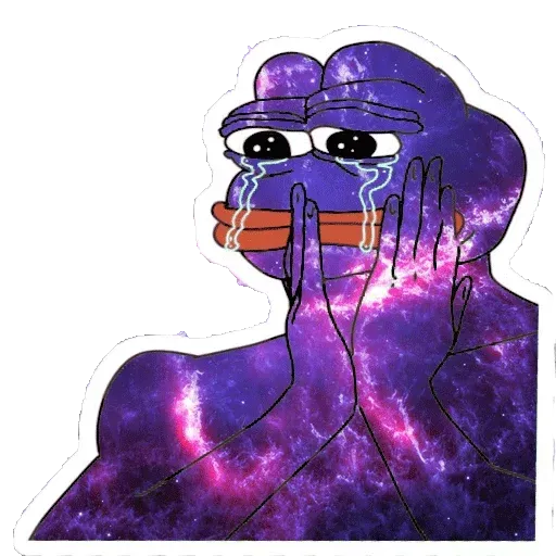 Pepe Galaxy - Sticker 29