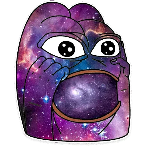Pepe Galaxy - Sticker 25