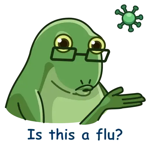 Concerned froge - Sticker 25