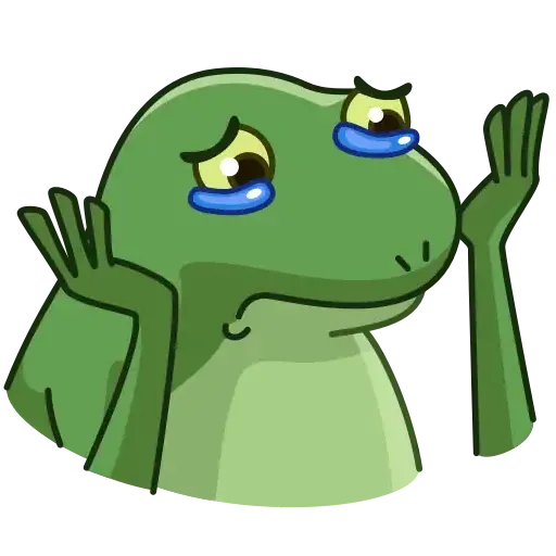 Concerned froge - Sticker 17