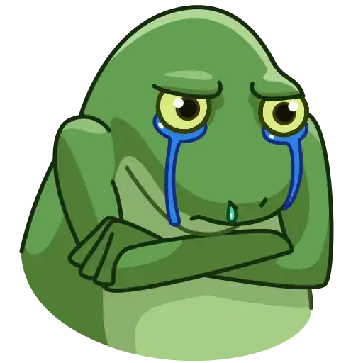 Concerned froge - Sticker 11