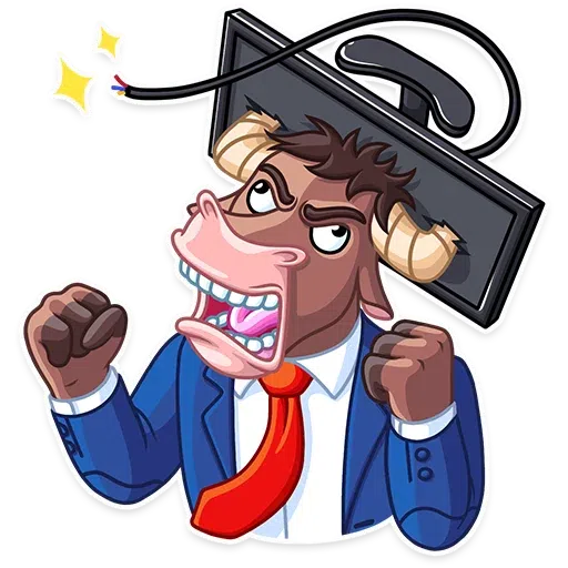Bull and Bear - Sticker 24