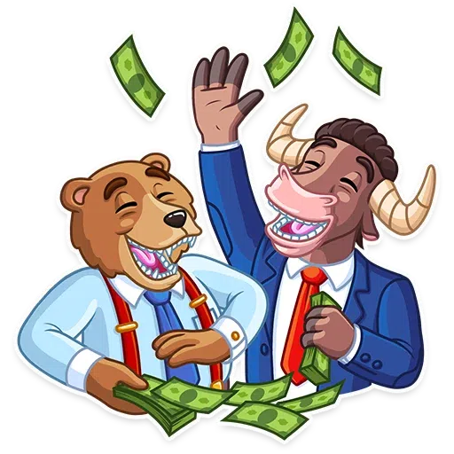 Bull and Bear - Sticker 14