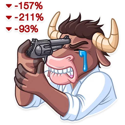Bull and Bear - Sticker 12