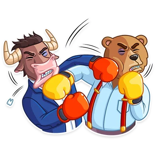 Bull and Bear - Sticker 28