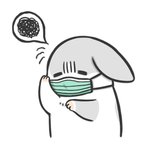 ㄇㄚˊ幾兔3 sad, sick, sorry 29 - Sticker 18