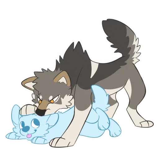 more pups - Sticker 15