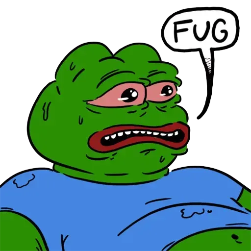 pepe stress - Sticker 15