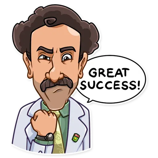 Borat - Sticker 12