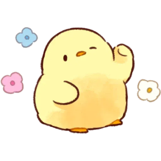 soft and cute chick 04 - Sticker 13
