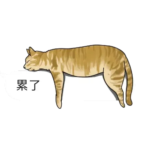 群聚在對話框上的貓 - Sticker 23