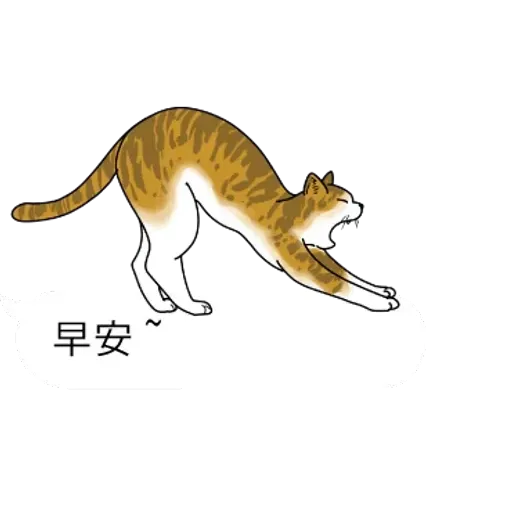 群聚在對話框上的貓 - Sticker 21